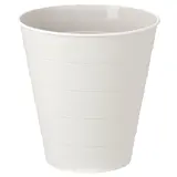 FNISS waste bin, white, 10 l