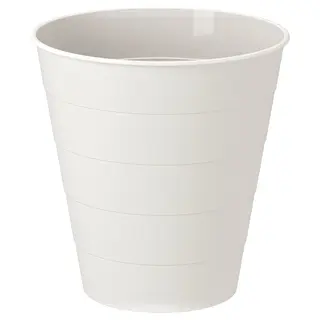FNISS waste bin, white, 10 l