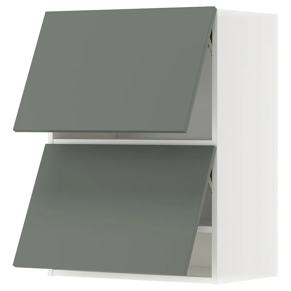IKEA METOD kitchen unit, grey-green, rectangular, modern design, wall-mounted.