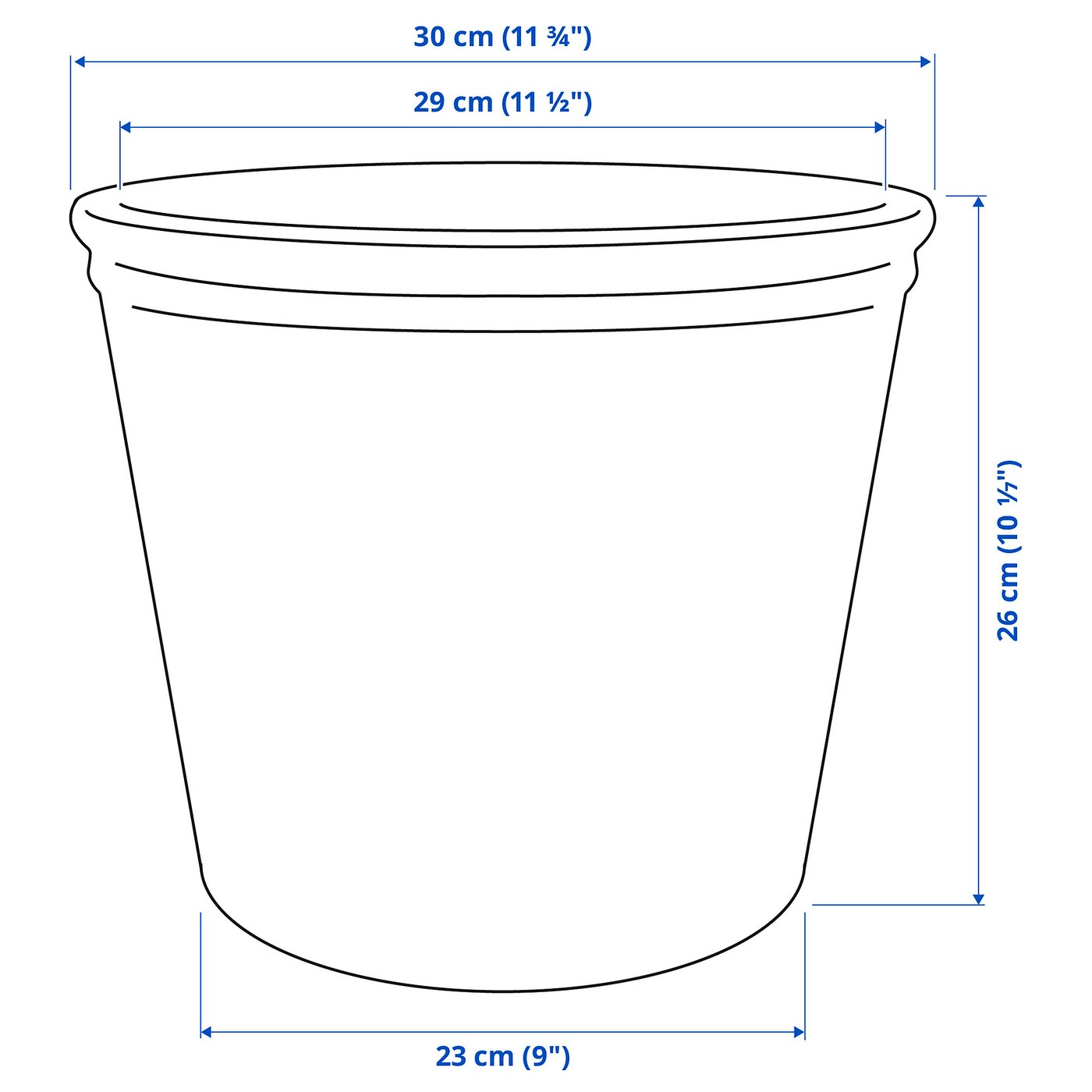 part: KÖRSBÄRSBJÖRK plant pot