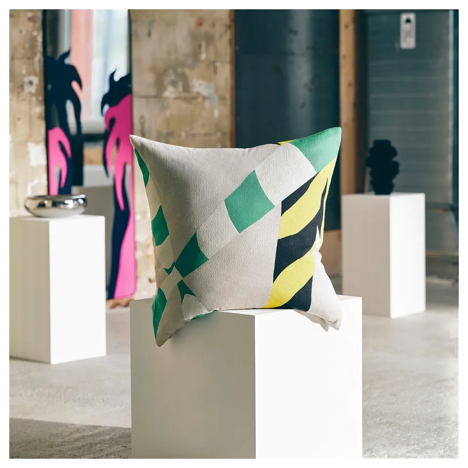 KONSTRUNDA Cushion cover, multicolour, 65x65 cm