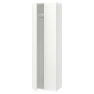 LASTARE wardrobe combination, white, 60x42x201 cm
