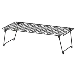 GREJIG shoe rack, grey, Width 58 x Depth 27 x Height 17 cm