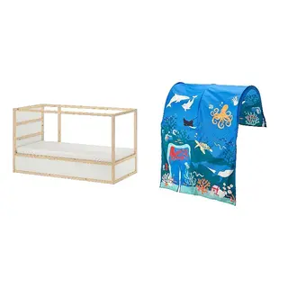 KURA set: reversible bed + bed tent