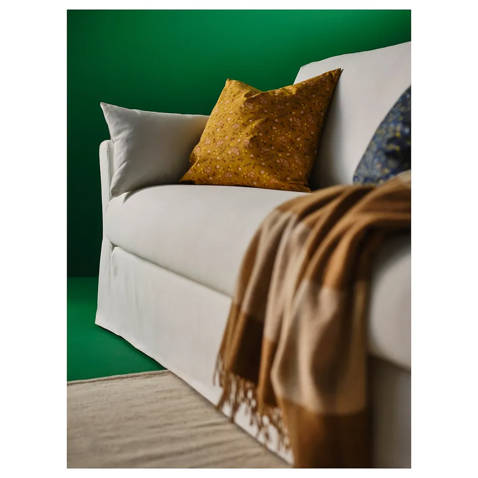 HYLTARP 3-seat sofa, Hallarp white