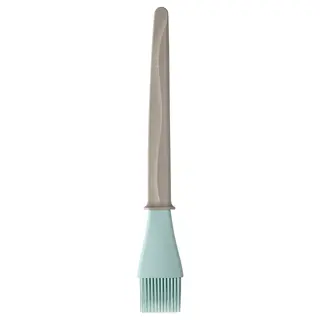 BAKGLAD pastry brush, beige/blue