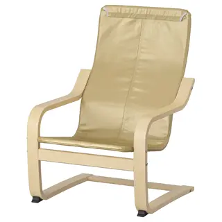 POÄNG children's armchair frame, birch veneer, Width 47 x Depth 56 x Height 68 cm