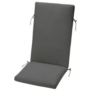 FRÖSÖN cover for seat/back cushion, outdoor dark grey, Length 116 x Width 45 cm