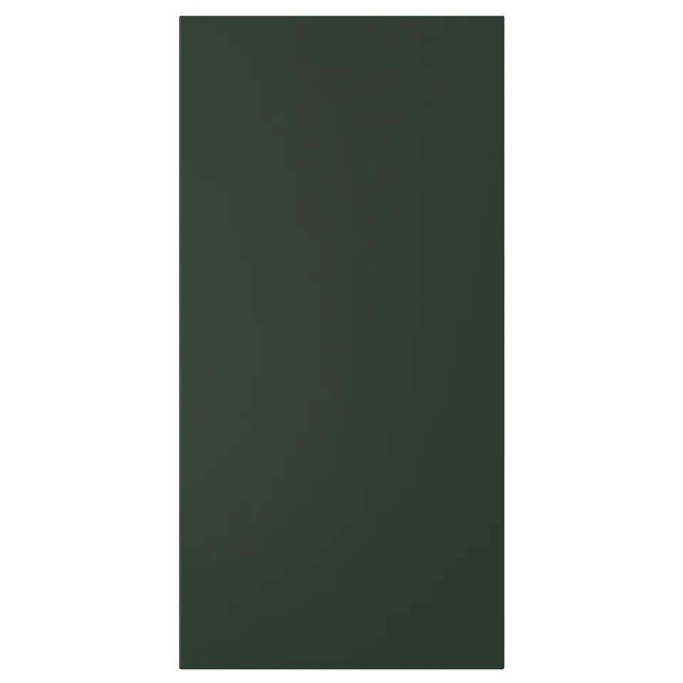 HAVSTORP dark green cabinet, rectangular shape, smooth surface.