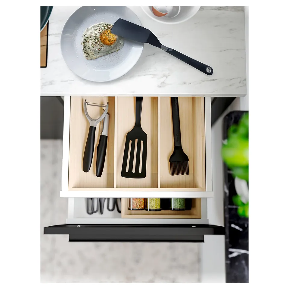 UPPDATERA Cutlery tray, light bamboo, 32x50 cm