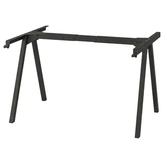 TROTTEN underframe for table top, anthracite, Length 160 x Width 80 x Height 75 cm
