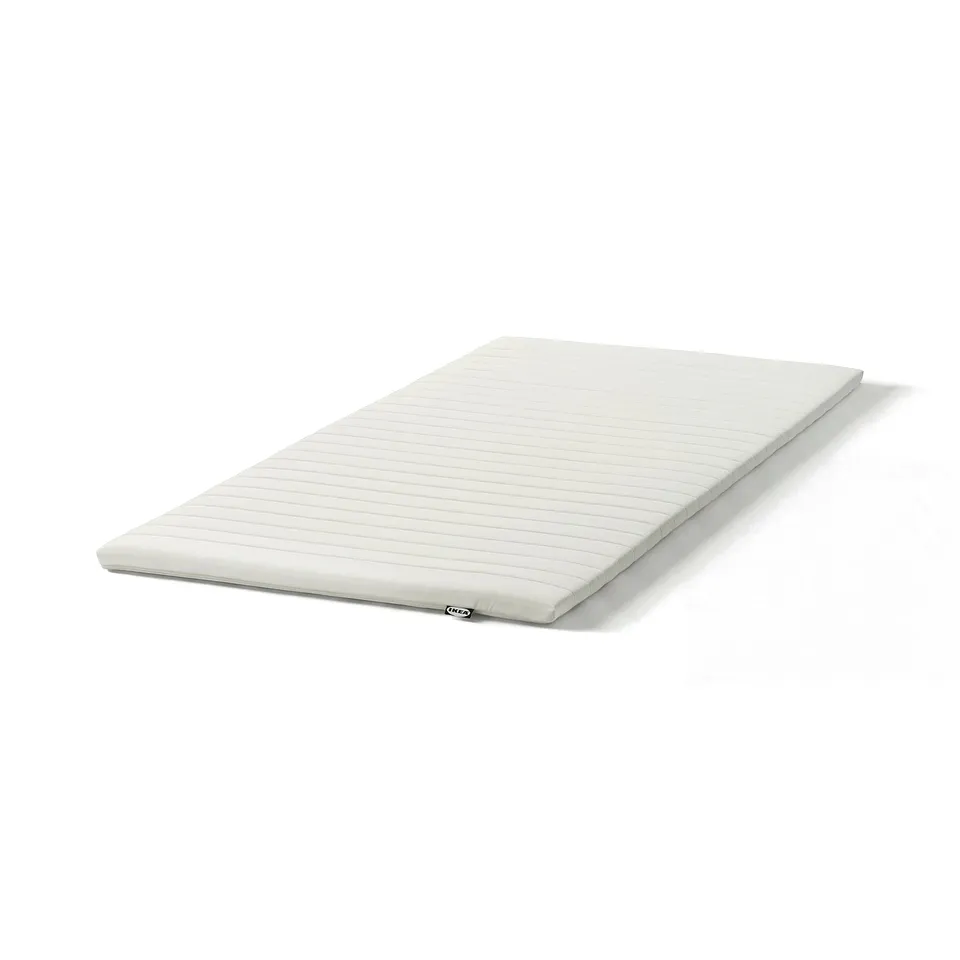 NÄSFJÄLLET Mattress pad, white, 80x200 cm