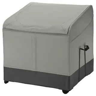 VÄTTERSÖ storage box, outdoor, dark grey, 78x72x79 cm