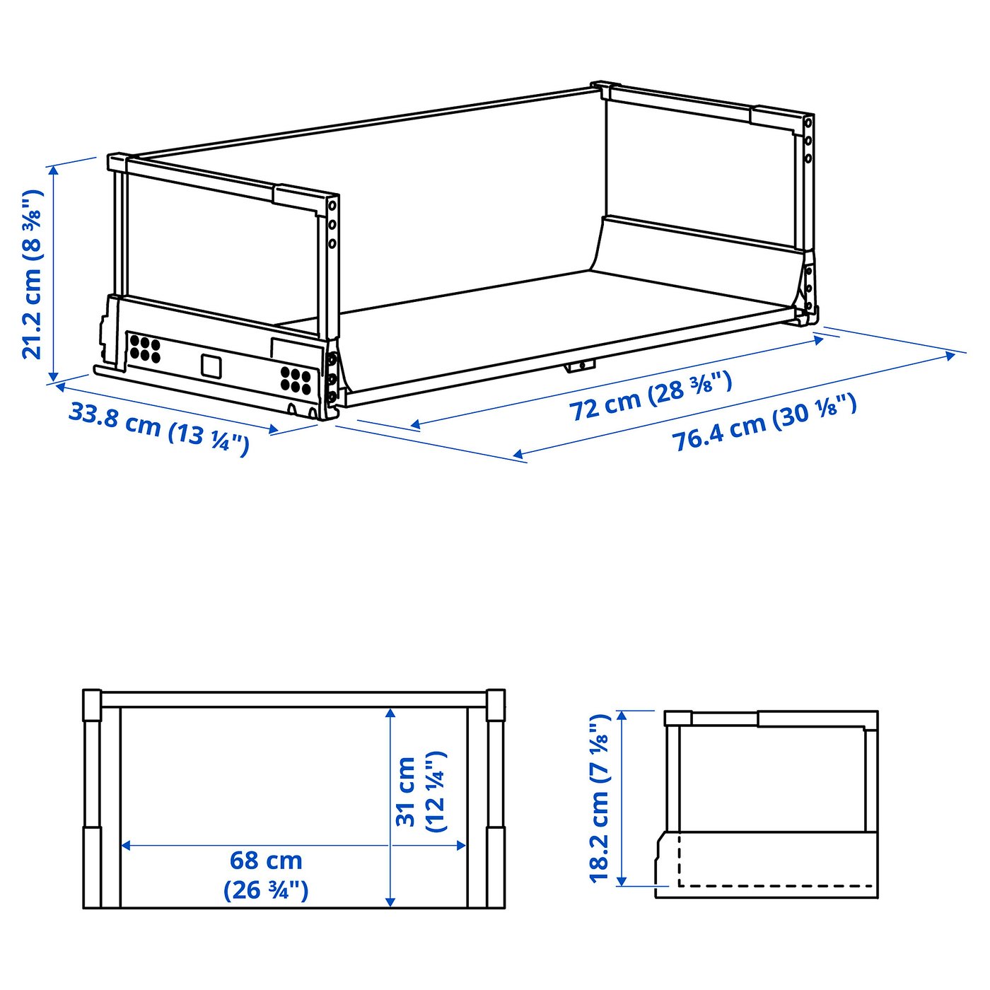 part: MAXIMERA drawer, high