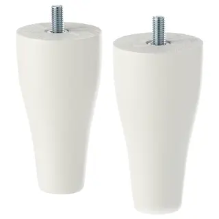 KABBARP leg, white, 10 cm