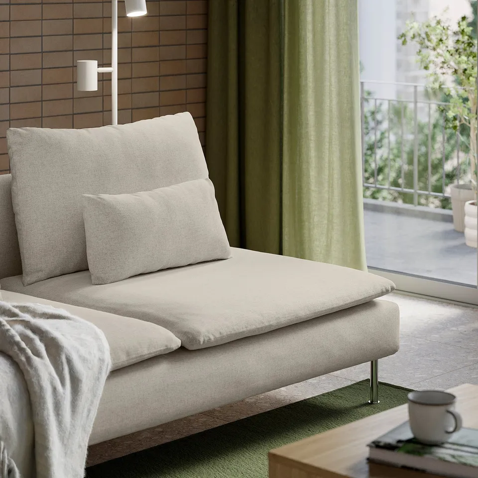 SÖDERHAMN 2-seat sofa with chaise longue