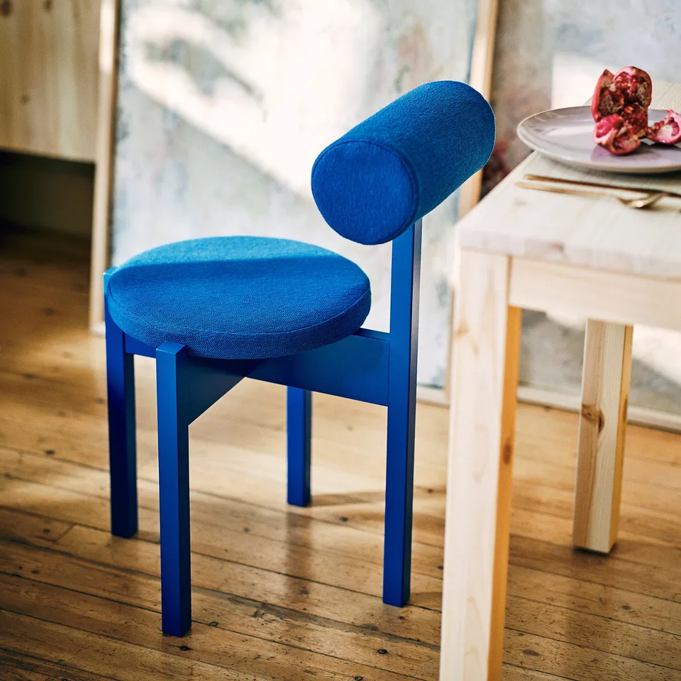 IKEA PS 2026 Chair, bright blue/Knäbäck bright blue