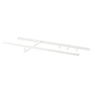 HJÄLPA clothes rail, white, 80x40 cm