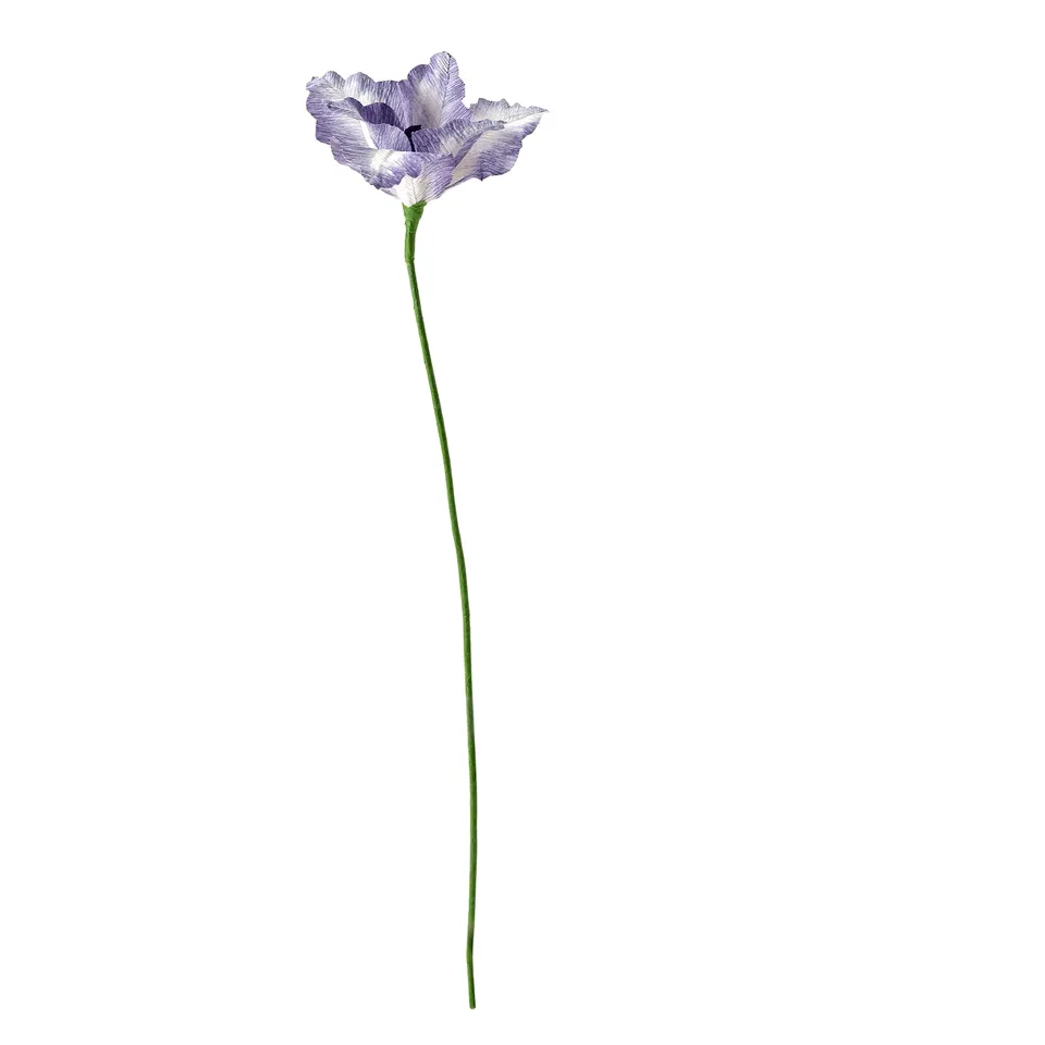 GULDSPETT Artificial flower, paper/iris blue, 45 cm