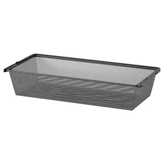 BOAXEL mesh basket, anthracite, Depth 15.0 cm