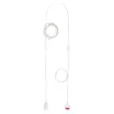 STRÅLA cord set, white, 4 m