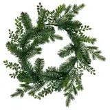 VINTERFINT artificial wreath, in/outdoor green