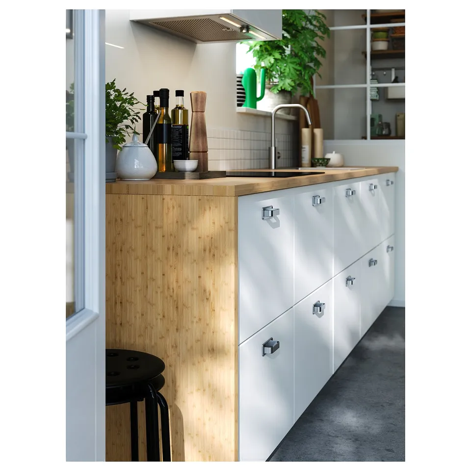 HOLMARED Worktop, bamboo/veneer, 246x2.8 cm