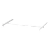 JONAXEL adjustable clothes rail, white, 46-82 cm