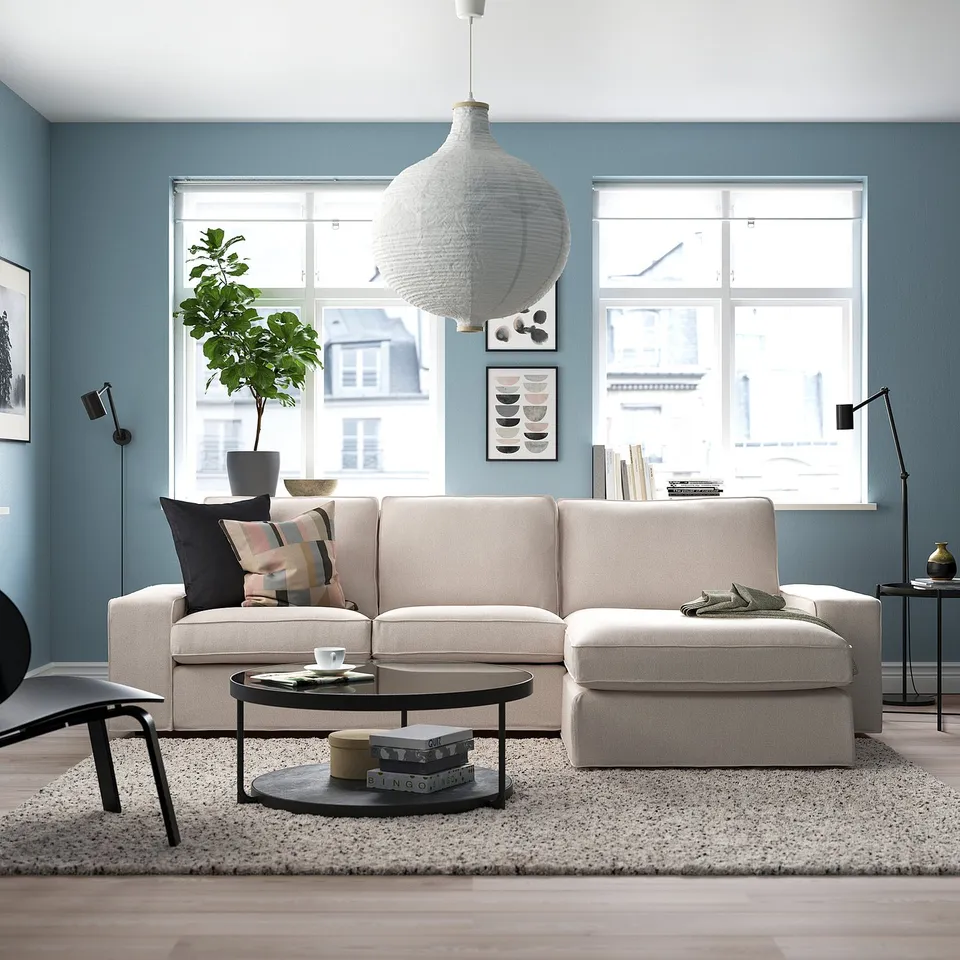 part: KIVIK 3-seat sofa with chaise longue