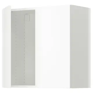 LASTARE wall mounted frame with doors, white, 60x32x60 cm