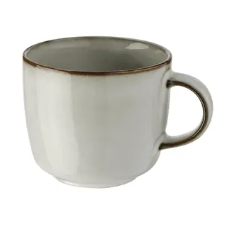 GLADELIG mug, grey, 37 cl