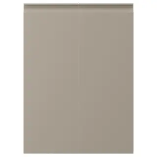 UPPLÖV 2-p door f corner base cabinet set, left-hand/matt dark beige, Width 25.5 x Height 69.7 cm