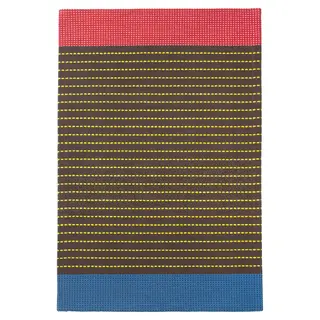 BÄRTRÅD rug, flatwoven, multicolour/stripe pattern, 60x90 cm