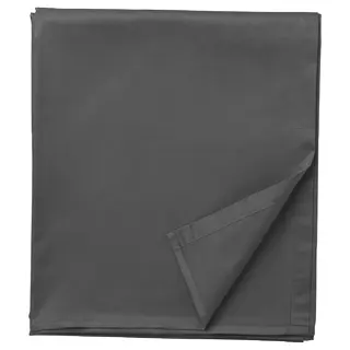 NATTJASMIN flat sheet, dark grey, Length 260 x Width 240 cm