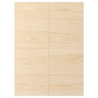 ASKERSUND 2-p door f corner base cabinet set, light ash effect, Width 25.4 x Height 69.7 cm