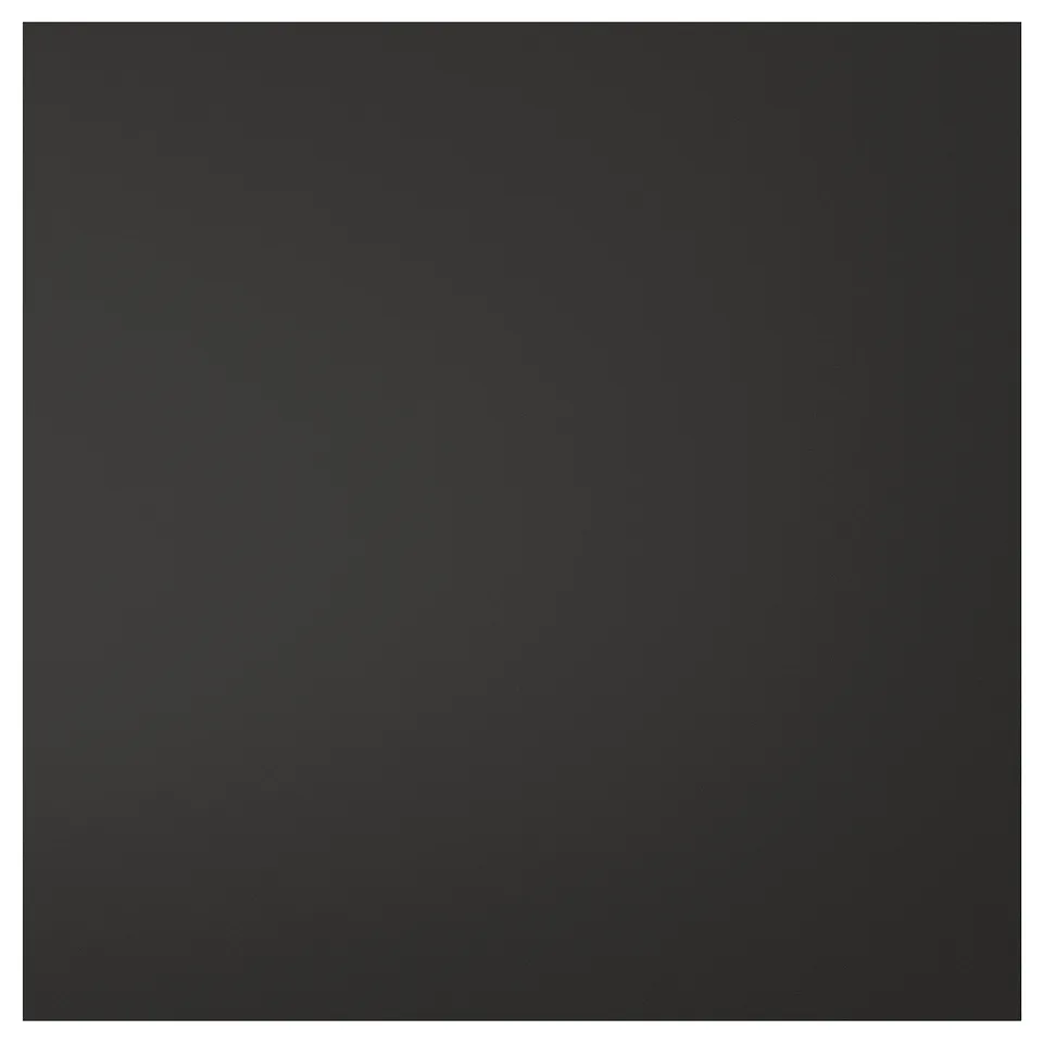 Black NICKEBO drawer, sleek & modern, recycled wood & plastic.