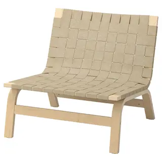 STOCKHOLM 2025 easy chair, birch veneer, Depth 79 x Height 63 x Width 71 cm