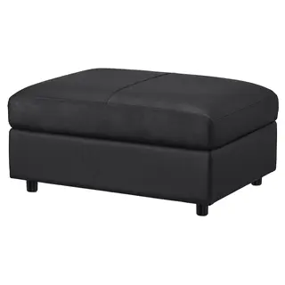 VIMLE footstool with storage, Grann/Bomstad black, Length 98 x Width 73 cm