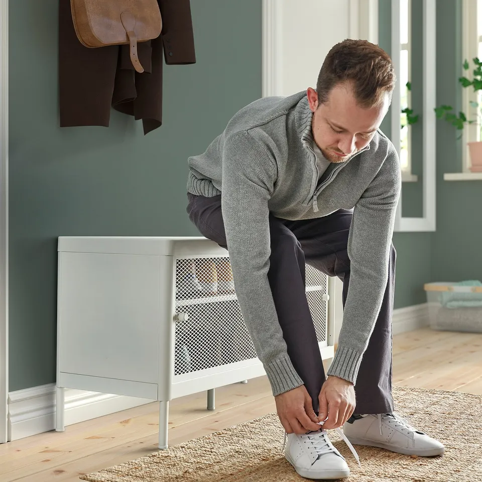 part: MACKAPÄR storage bench with sliding doors