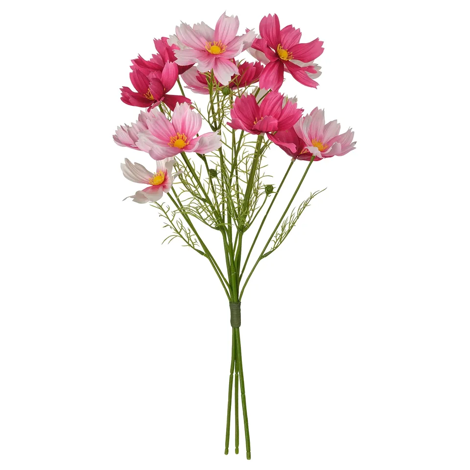 SMYCKA Artificial bouquet, in/outdoor/cosmos pink, 50 cm