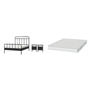 STJÄRNÖ/BRUKSVARA Bed with 16cm thick mattress, pocket sprung, foam, extra firm