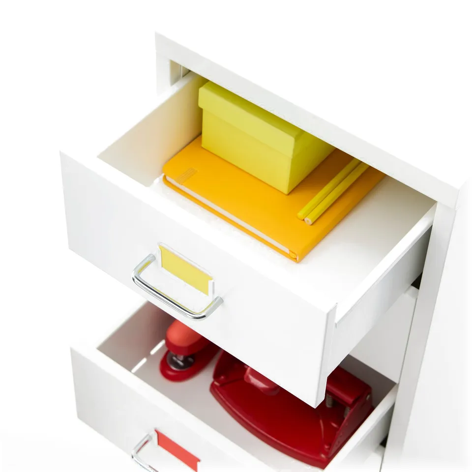HELMER Drawer unit on castors, white, 28x65 cm