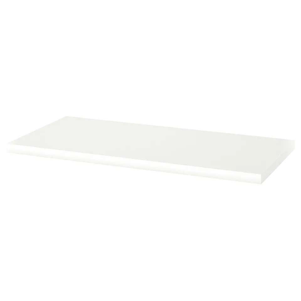 White LINNMON desk top, rectangular, minimalist, flat surface.
