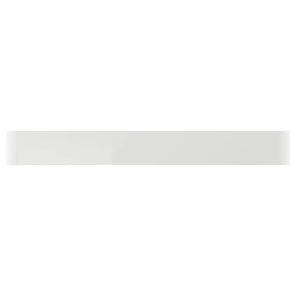 Grey glossy RINGHULT kitchen drawer front, rectangular, sleek design.
