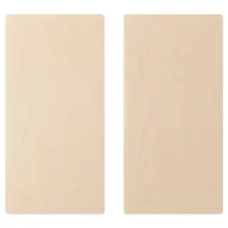 SMÅSTAD door, birch effect, 30x60 cm