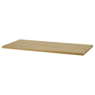 BOAXEL shelf, oak effect, Width 80 x Depth 40 cm