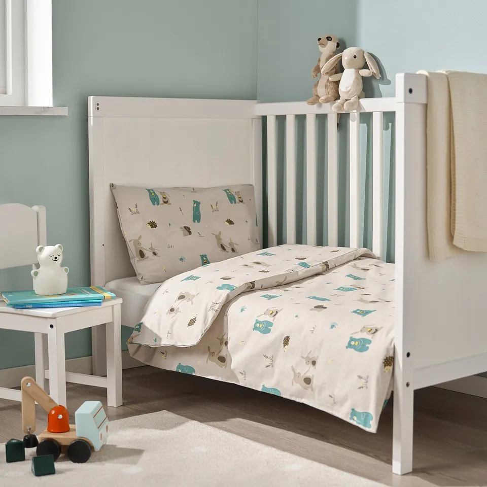 part: LEN duvet cover 1 pillowcase for cot