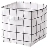 SLÅTTERVALL storage basket, textile, 32x35x32 cm