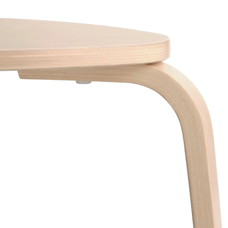 NORDEN / KYRRE Table and 4 stools, birch/birch, 26/89/152 cm
