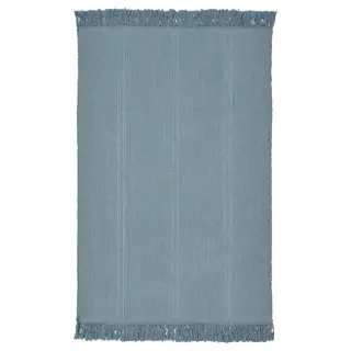 SORTSÖ rug, flatwoven, light blue, 55x85 cm